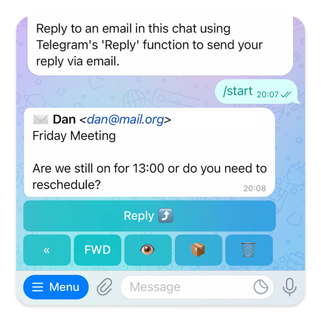 Inline Telegram buttons: Approve, Revise, or Reject in one tap